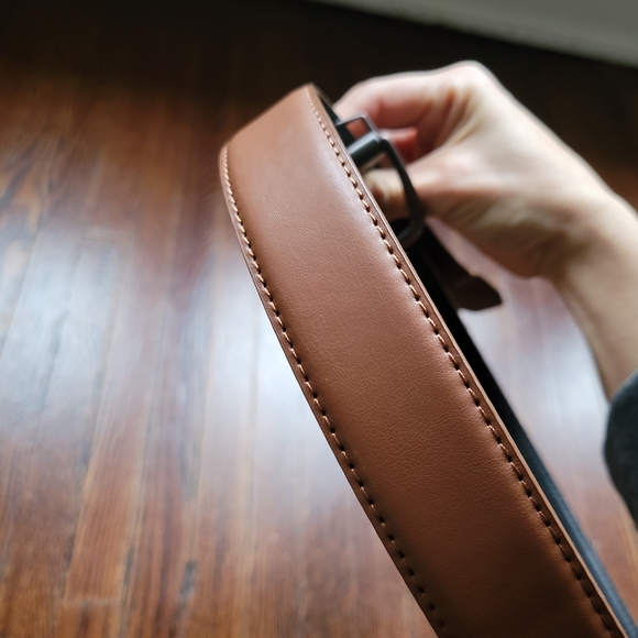 Nike Men's Golf Belt Reversible Textured Leather, Black/Brown 41" - Picture 9 of 12